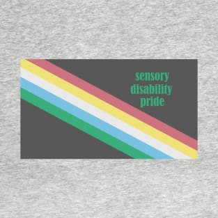 Sensory Disability Pride Flag T-Shirt